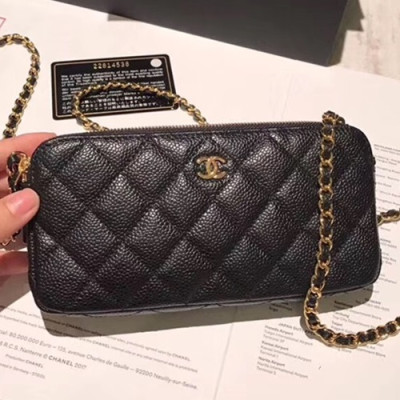 Chanel Women Phone Bag,19CM - 샤넬 여성용 휴대폰 백,CHAB0125,19CM,블랙