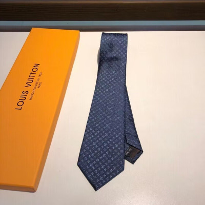 2023 Louis Vuitton  MENS  NECKTIE  네이비  - 루이비통  남성용 넥타이 네이비 lou00001