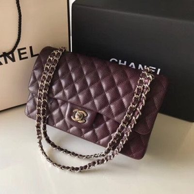 Chanel Women Chain Shoulder Bag 1112 ,25CM - 샤넬 여성용 체인 숄더백 1112 - CHAB0143,25CM,와인