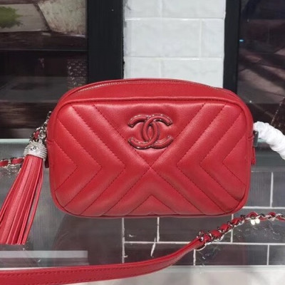 Chanel 2018/2019 Chain Camera Bag, 18CM - 샤넬 2018/2019 체인 카메라백,CHAB0160,18CM,레드