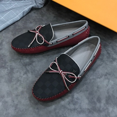 LOUIS VUITTON 2018 MENS RIBBON LEATHER LOAFER  - 루이비통 남성 리본 레더 로퍼 LOU0280 , 사이즈 (240 - 275)