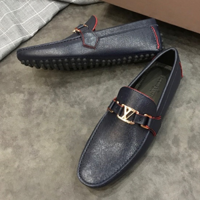 [매장판] LOUIS VUITTON 2018 MENS STRAP LEATHER LOAFER  - 루이비통 남성 스트랩 레더 로퍼 LOU0293 , 사이즈 (240 - 275)