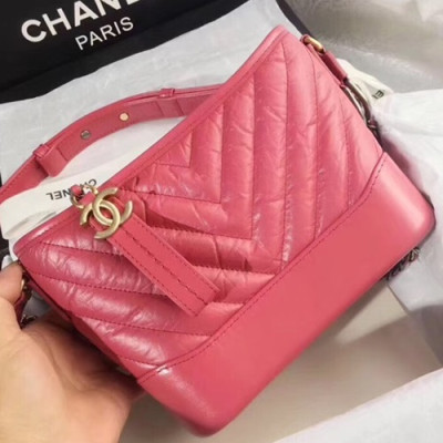 Chanel 2018 Gabrielle  Hobo Shoulder Bag,20/28CM - 샤넬 2018 가브리엘 호보 숄더백, CHAB0218,20/28CM,핑크