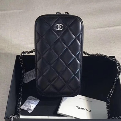 Chanel Women Phone Bag,10CM - 샤넬 여성용 휴대폰 백, CHAB0222,10CM,블랙