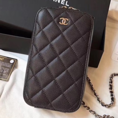 Chanel Women Phone Bag,10CM - 샤넬 여성용 휴대폰 백, CHAB0224,10CM,블랙