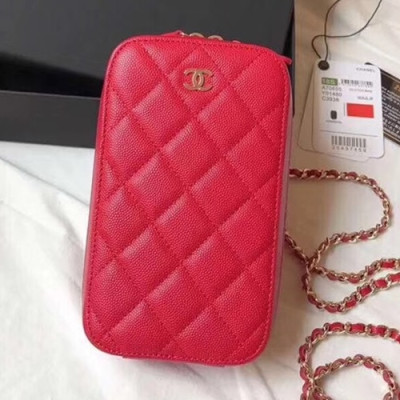 Chanel Women Phone Bag,10CM - 샤넬 여성용 휴대폰 백, CHAB0226,10CM,레드