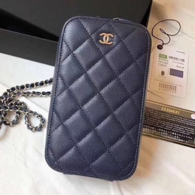 Chanel Women Phone Bag,10CM - 샤넬 여성용 휴대폰 백, CHAB0228,10CM,네이비