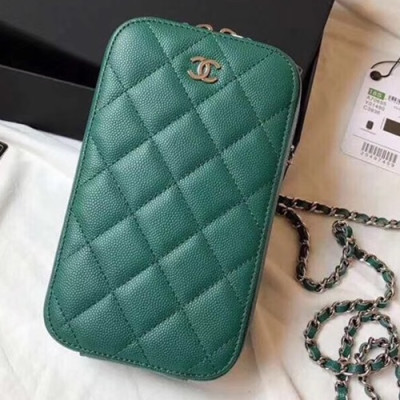 Chanel Women Phone Bag,10CM - 샤넬 여성용 휴대폰 백, CHAB0230,10CM,그린