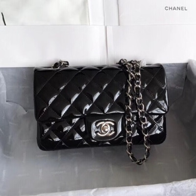 Chanel Women  Chain Leather Shoulder Bag 1116 ,20CM - 샤넬 여성용 체인 레더 숄더백1116 - CHAB0232,20CM,블랙