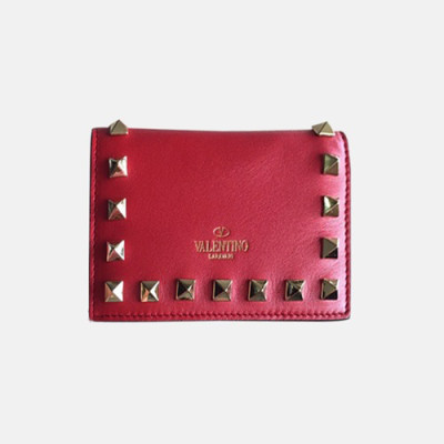 Valentino 2018 Rockstud Leather Purse - 발렌티노 신상 락스터드 레더 월릿 VAL0055 11.5CM