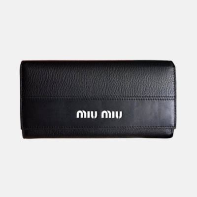 MiuMiu 2018 Ladies Matelasse Bifold Wallet 5MH019 - 미우미우 마드라스 여성 장지갑 MIU0030X  19.5CM