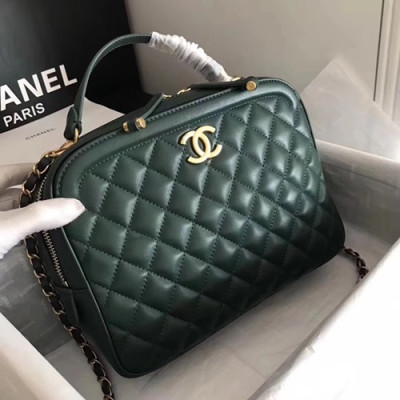 Chanel 2018/2019 Tote Chain Shoulder Bag,25CM - 샤넬 2018/2019 토트 체인 숄더백 CHAB0263,25CM,그린