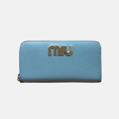 MiuMiu 2018 Ladies Matelassé Bifold Wallet 5M506# - 미우미우 마드라스 여성 장지갑 MIU0027X  20CM