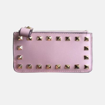 Valentino 2018 Rockstud Leather Coin Purse - 발렌티노 신상 락스터드 레더 동전지갑 VAL0077 13CM