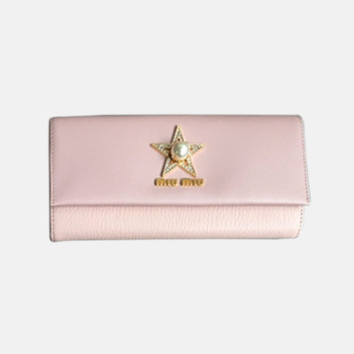 MiuMiu 2018 Ladies Star Jewelry Flap Long Purse 5MH369 - 미우미우 스타 쥬얼리 플랩 장지갑 MIU0102X  19.5CM