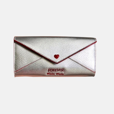 MiuMiu 2018 Ladies Madras Flap Long Purse 5MH379 - 미우미우 마다스 플랩 장지갑 MIU0106X  19.5CM