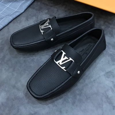 Louis Vuitton 2018 Mens Strap Leather Loafer  - 루이비통 남성 스트랩 레더 로퍼 Lou0306x.Size(240 - 275).블랙