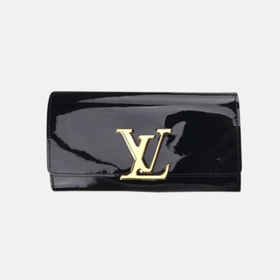 Louis Vuitton 2018  Port-Poyu Ruiz Patent Wallet M61316 - 루이비통 포르트포이유 루이즈 패턴트 지갑  LOU0339 19.5CM