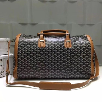 Goyard Leather Black Bag,48CM - 고야드 레더 블랙 남여공용 여행용가방,GYB0013,48CM