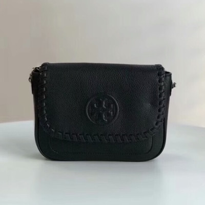 Tory Burch Leather Black Marion Cross Bag,20cm - 토리버치 레더 블랙 마리온 크로스백 TBB0017,20cm