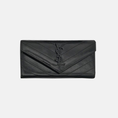 Saint Laurent 2018 Ladies Monogram Zip Round Long Purse  - 18FW 생로랑 모노그램 지퍼라운드 장지갑 YSL0026 19CM