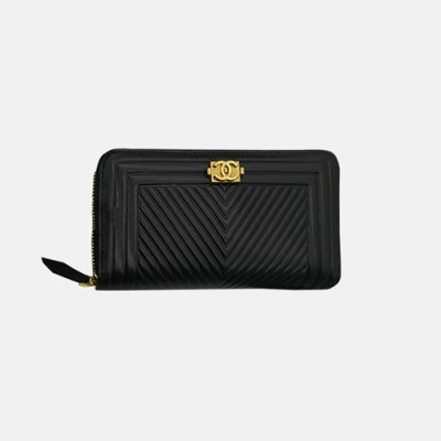 2018/19 Chanel Ladies Capuskin Zippy Long Purse - 샤넬 카푸스킨 장지갑  CNL0042 19CM