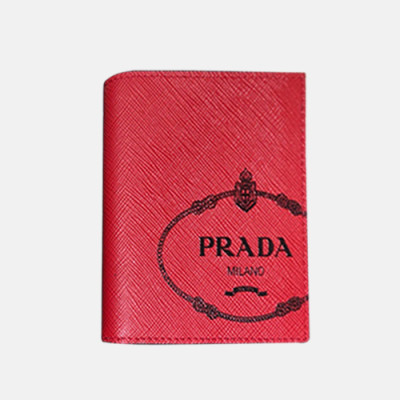 Prada 2018 Mens Saffiano Leather Bifold Purse 2MO004 -프라다 남성 신상 사피아노 레더 반지갑 PRA0252 10CM