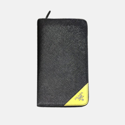 [베스트 상품] Prada 2018 Mens Saffiano Leather Zippy Long Purse 2ML188 - 프라다 남성 신상 사피아노 레더 지피 장지갑 PRA0269  21CM