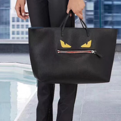 Fendi Monster Tote Shoulder Bag,36CM - 펜디 몬스터 토트 숄더백 FENB0004,36CM,블랙