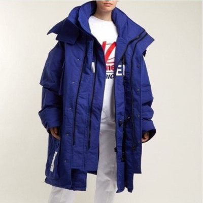 Vetements Mens Down Padding Paka - 베트멍 더블 레이어드 다운파카 VET002X , 3컬러 (블랙/레드/블루) SIZE (S - M)