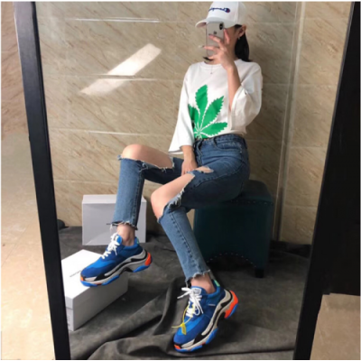 Balenciaga 2018 Triple's Shoes - 발렌시아가 트리플S 블루 BAL0051 ,Size (225 - 280)