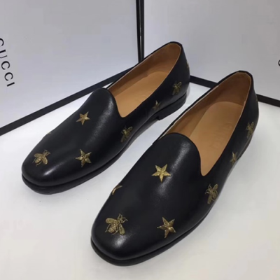 Gucci 2018 Patch Embroidery Leather Loafer  - 구찌 패치자수 레더 로퍼 GUC0352 ,Size (240 - 280)