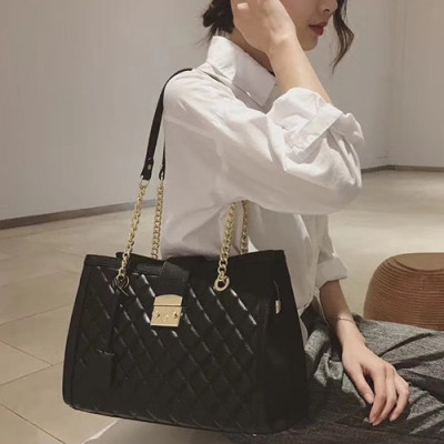 Chanel Chain Shoulder Bag ,34CM - 샤넬 여성용 체인 숄더백 CHAB0532,34CM,블랙