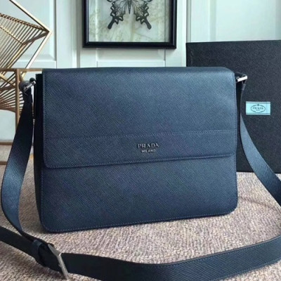 Prada Saffiano Mens Cross Bag,32CM - 프라다  사피아노 남성용 크로스백 2VD010-1,32CM,네이비