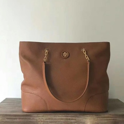 Tory Burch Leather Tote Shoulder Bag,37cm - 토리버치 레더 토트 숄더백 TBB0118,37cm,3색(블랙,레드,브라운)