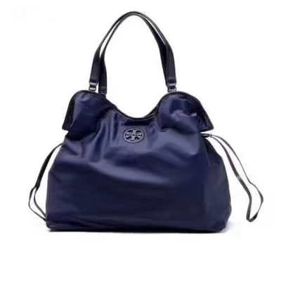 Tory Burch Scout Nylon Slouchy Satchel Tote Shopper Bag,42cm - 토리버치 스카우트 나일론 슬라우치 사첼 토트 쇼퍼백 TBB0127,42cm,네이비