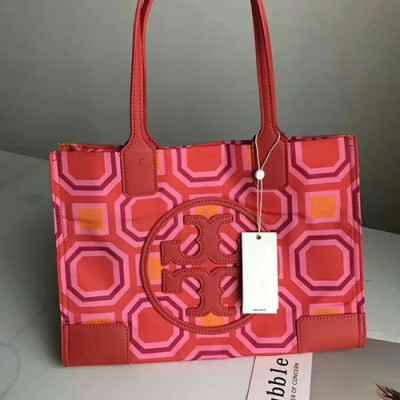 Tory Burch Ella Printed Tote Shopper Bag,34cm - 토리버치 엘라 프린트 토트 쇼퍼백 TBB0131,34m,레드