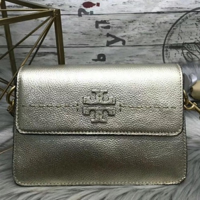 Tory Burch Leather Light Gold Mcgraw Shoulder Bag,22.6cm - 토리버치 레더 라이트골드 맥그로우 숄더백 TBB0149,22.6cm