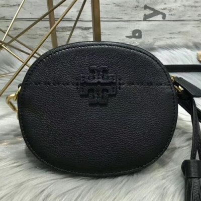 Tory Burch Leather Black Mcgraw  Round Shoulder Bag,17cm - 토리버치 레더 블랙 맥그로우 라운드 숄더백 TBB0152,17cm