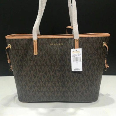 Michael Kors Leather Tote Shoulder Bag,36cm - 마이클 코어스 레더 토트 숄더백 MKB0112,36cm,2색(브라운,블랙)