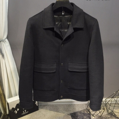 Armani 2018 Mens Down Cashmere Jacket - 알마니 남성 다운 캐시미어 자켓 Arm0099x.Size(L - 4XL)블랙