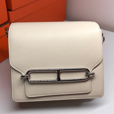 Hermes Roulis Swift Leather Shoulder Bag ,19cm - 에르메스 룰리스 스위프트 레더 여성용 숄더백 HERB0180,19cm,크림