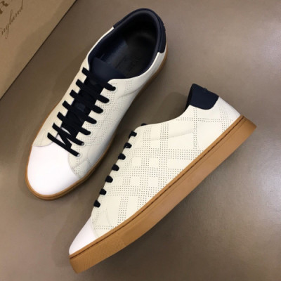 [1:1] Burberry 2018 Mens Leather Sneakers - 버버리 남성 레더 스니커즈 Bur0333x.Size(240 - 270)베이지