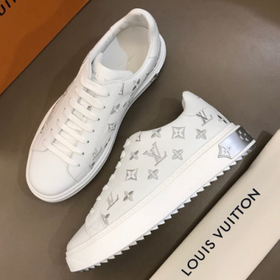 Louis Vuitton 2018 Leather Sneakers - 루이비통 신상 레더 스니커즈 Lou0598x.Size(225 - 275)실버