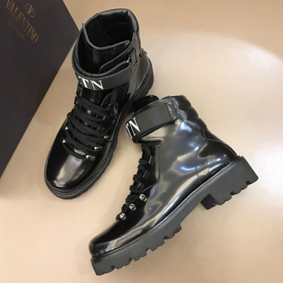 [커스텀급] Valentino 2018 Mens Leather Ankle Boots  - 발렌티노 남성 레더 앵클부츠 Val0121x.Size(240 - 270)블랙