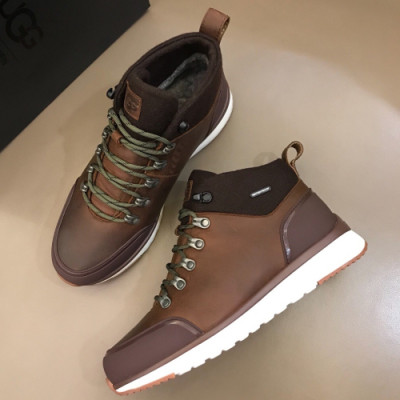 UGG 2018 Mens High-top Shoes - UGG 남성 하이탑 양털 슈즈 Ugg0048x.Size(245 - 270)브라운