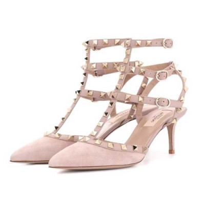 Valentino 2018 Ladies Rockstud Pumps Beige - 발렌티노 락스터드 펌프스 베이지 Val0127x.Size(225 - 245)