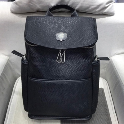 Balmain Leather Back Pack , 40cm - 발망 레더 남성용 백팩 ,BMB0004,40cm,블랙