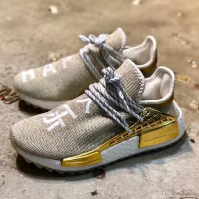 Adidas x Pharrell Williams 2018 NMD Human Race Gold - 퍼렐윌리엄스 x 아디다스 NMD 휴먼레이스 골드 Adi0046x.Size(225 - 290)