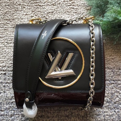 Louis Vuitton Pochette Twist Chain Shoulder Bag,19.5cm - 루이비통 포쉐트 트위스트 체인 숄더백 M90366,LOUB0400 ,19.5cm,다크와인